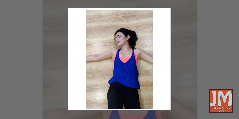 Radhika Madan shows side effects of 'cholle, poodi, halwa'.