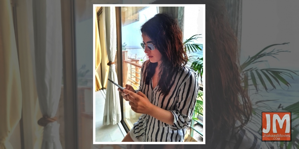 Radhika Madan channels her inner Govinda in new pic.