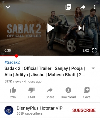 Sushant fans troll Sadak 2 trailer, with apologies to Sanjay Dutt.
