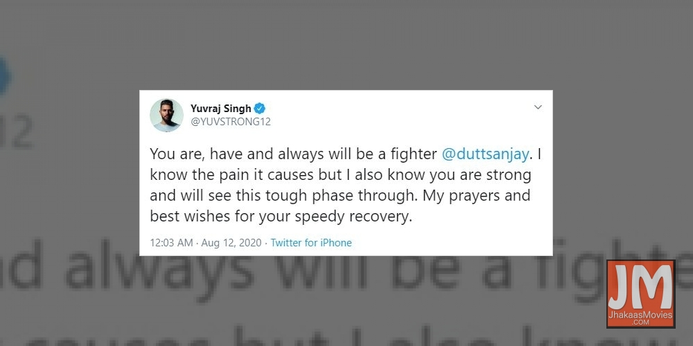 Cancer survivors Manisha Koirala, Yuvraj Singh pen messages for Sanjay Dutt