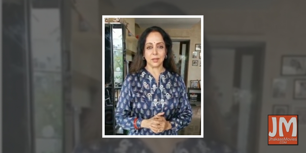 Hema Malini quashes rumours of ill health in video post.