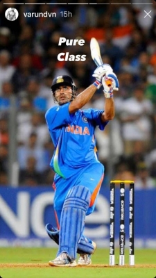 Film celebs to M S Dhoni: Thank You.