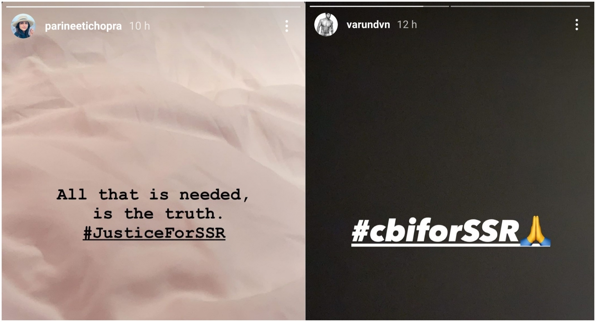 Bollywood joins CBI probe demand in Sushant case.