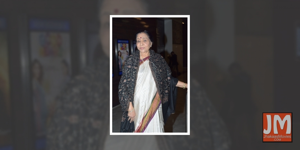 Mumbai: Singer Asha Bhosle at the screening of the film 