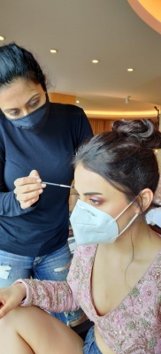 Radhika Madan finds shooting in the new normal a bit weird.