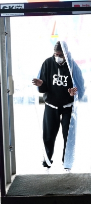 Big B shares glimpses of shooting in Covid era. (Photo Courtesy: srbachchan.tumblr.com)