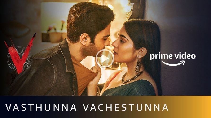 Amazon Prime Video releases song 'Vasthunna Vachastunna' from the much awaited film 'V' starring Nani and Sudhir Babu!.