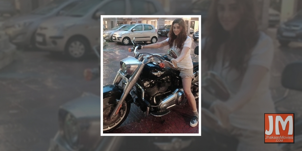 Payal Ghosh hones her bike riding skills for international film