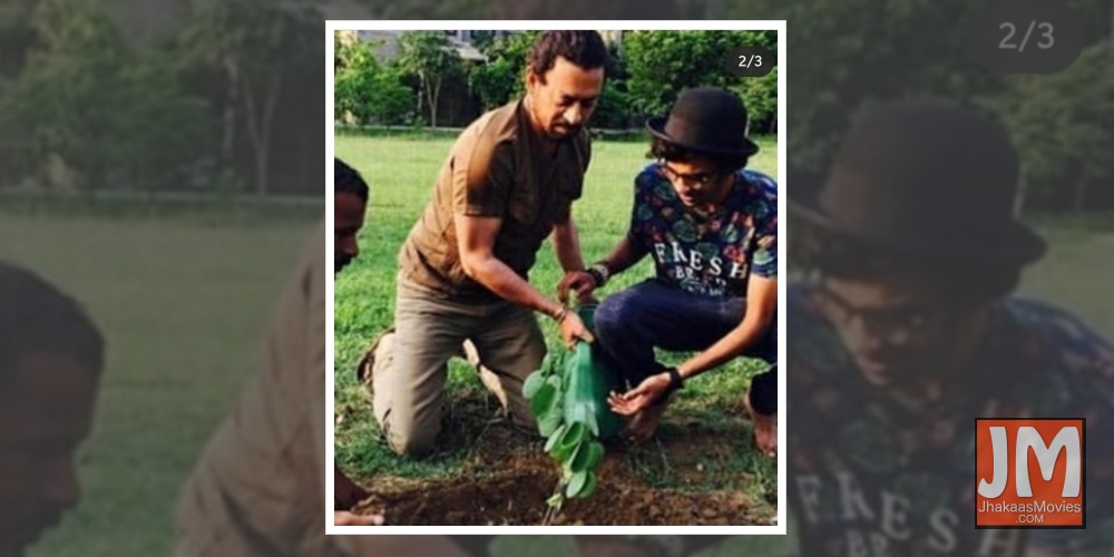 Irrfan Khan used to write notes on the walls of his son's room.