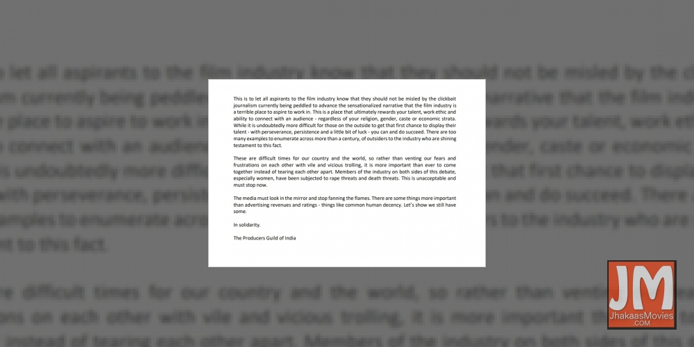 After Producers Guild slams 'relentless attacks' on film industry's reputation