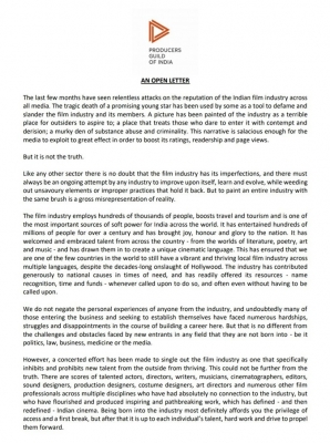 After Producers Guild slams 