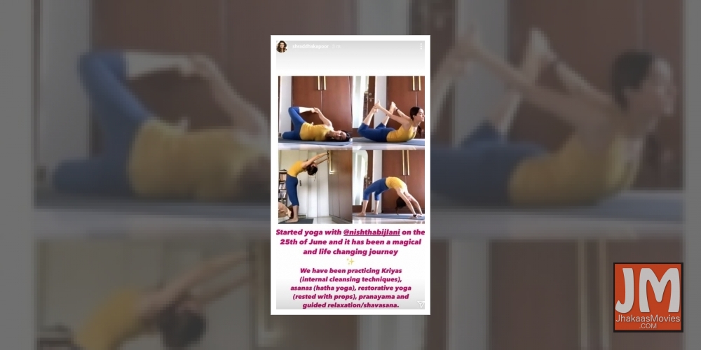 Teachers Day: Shraddha Kapoor thanks yoga guru for 'life changing journey'.