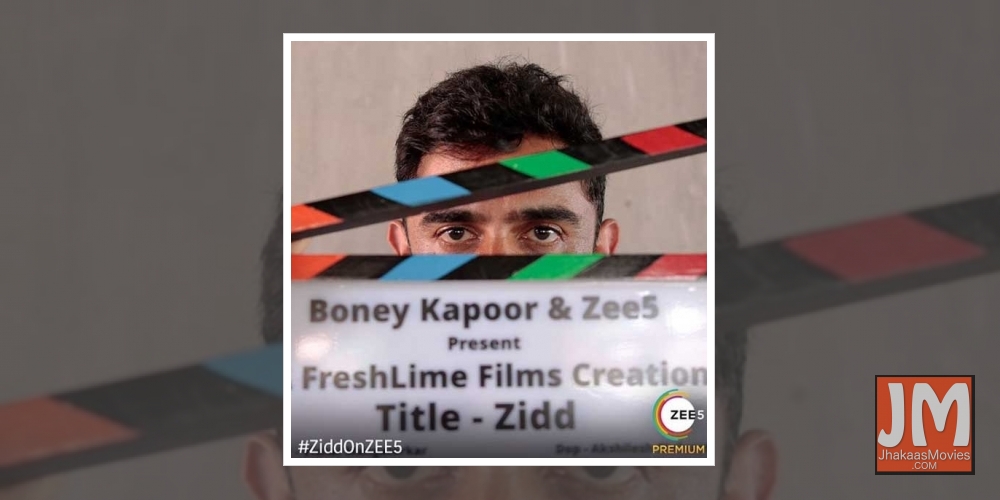 Amit Sadh starts shoot of digital project 'Zidd'.