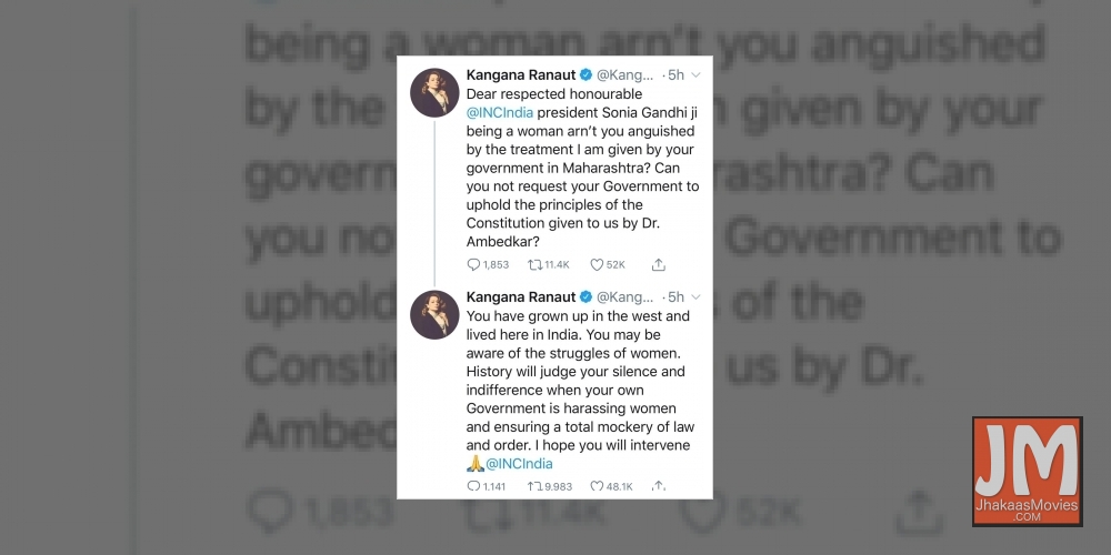 Kangana to Sonia Gandhi: History will judge your silence and indifference