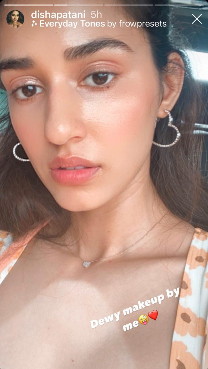 Disha Patani glows in dewy make-up look in new post.