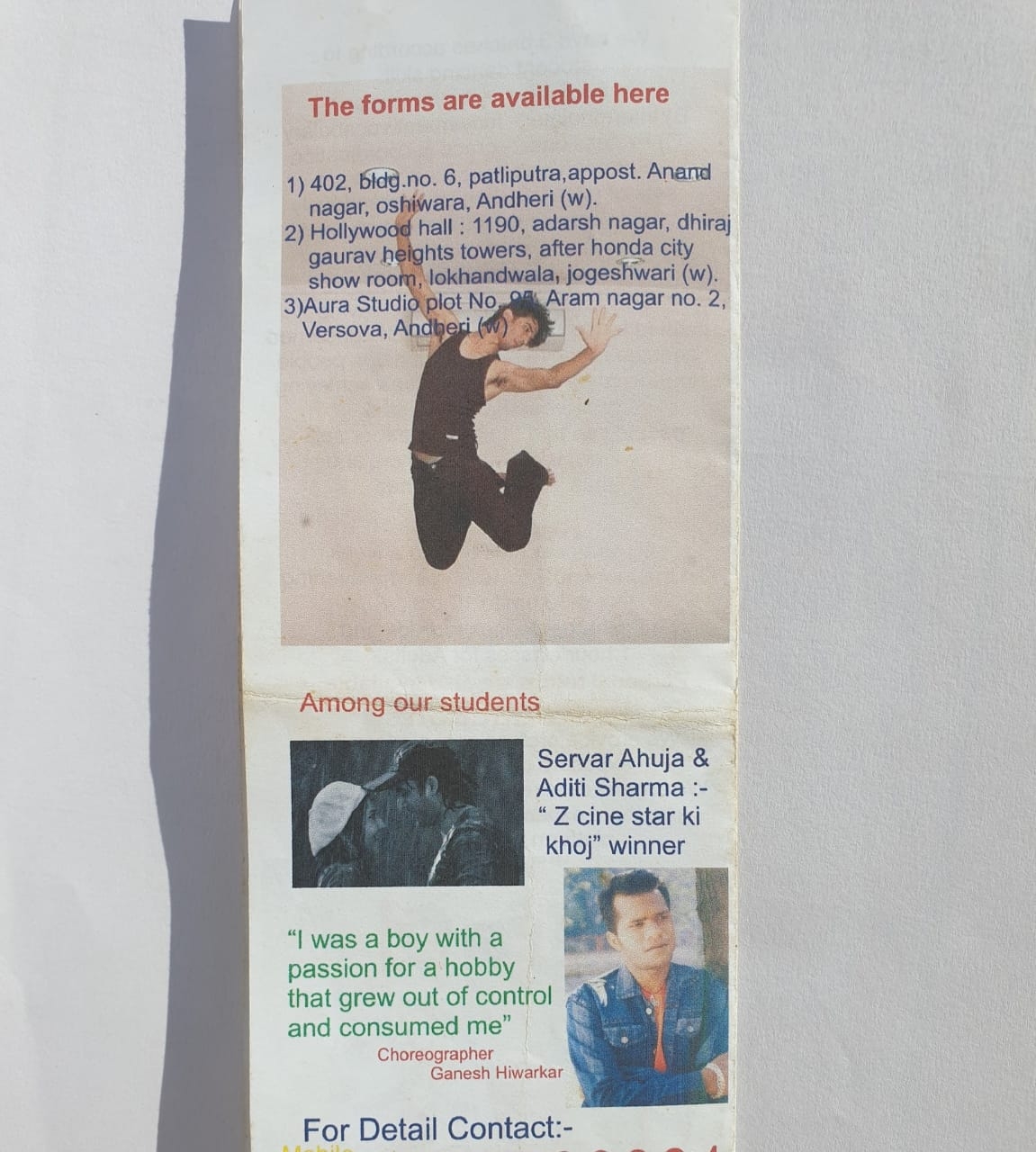 Sushant helped me build a career when he was struggling: Choreographer Ganesh Hiwarkar.