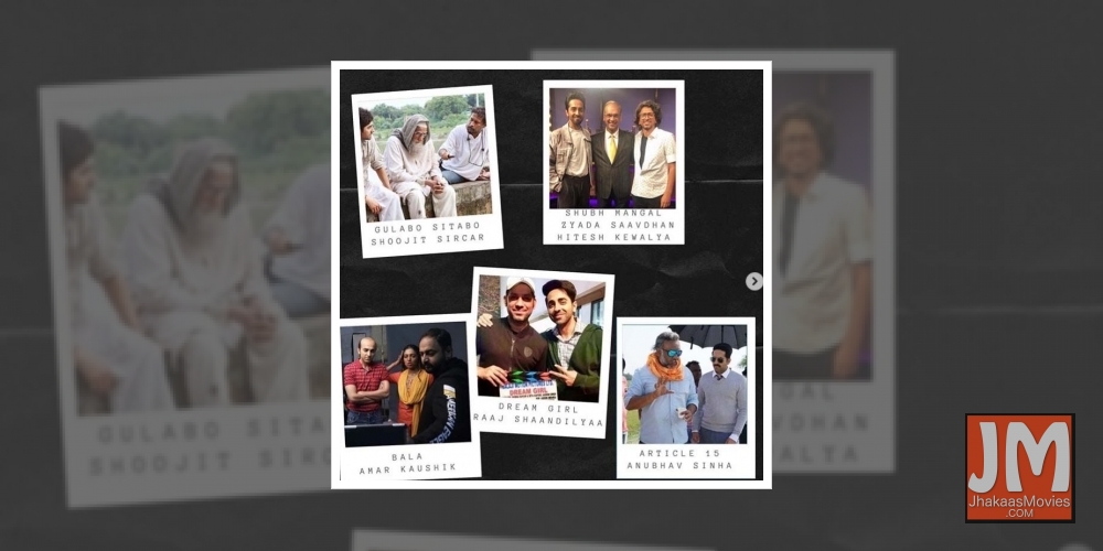 Ayushmann thanks directors on World Gratitude Day.