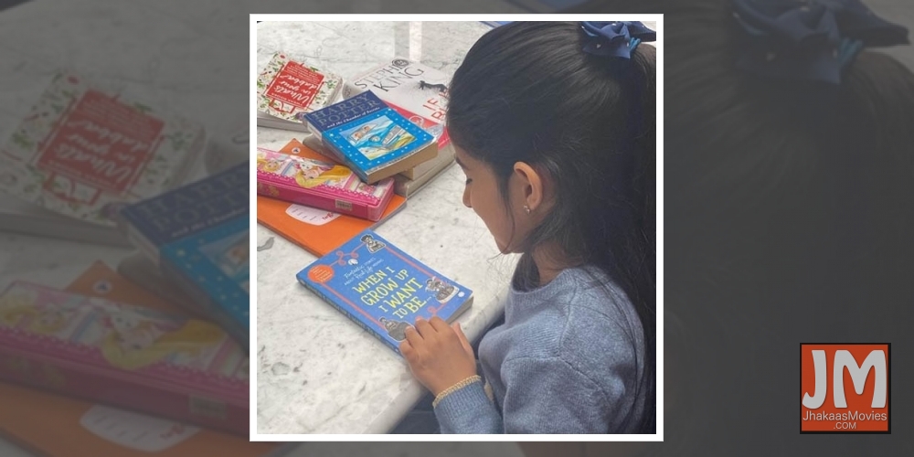 Twinkle Khanna posts a B'day note as daughter Nitara turns eight.