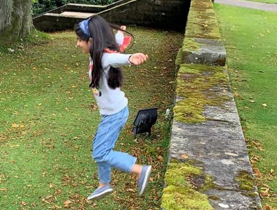 Twinkle Khanna posts a B'day note as daughter Nitara turns eight.