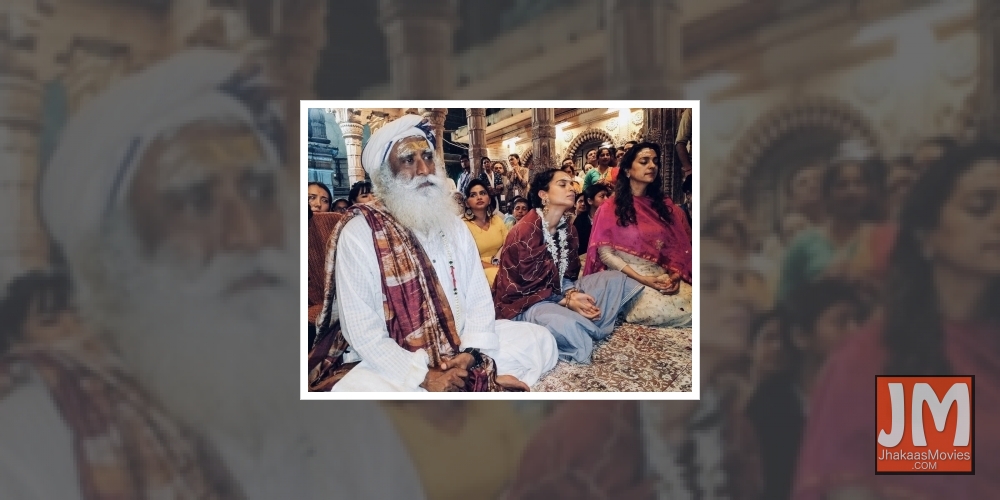 Kangana posts pic from Kashi Vishvanath trip