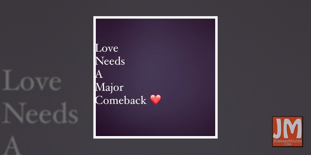 Vijay Varma: Love needs a major comeback.