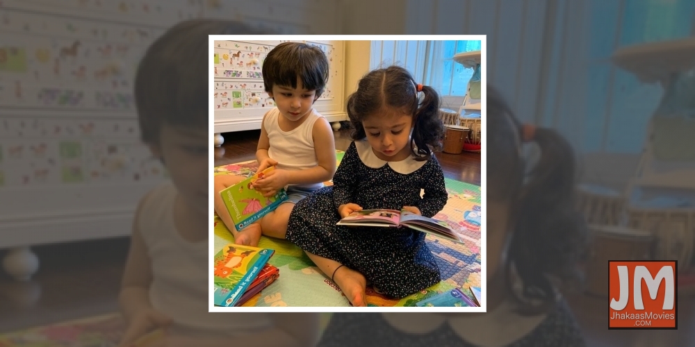 Kareena posts adorable picture of Inaaya, Taimur