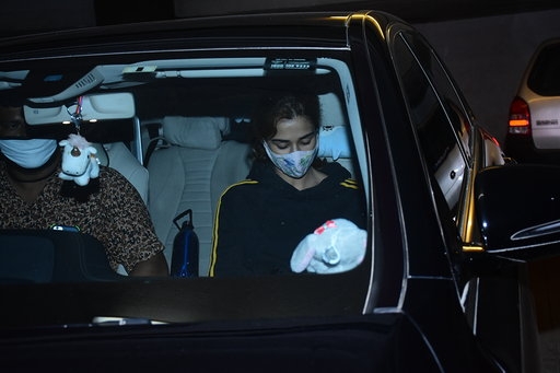 Actress Disha Patani seen at Khar in Mumbai on Sep 30, 2020. (Photo: IANS)