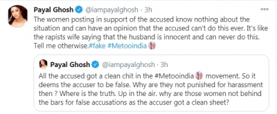 Payal Ghosh calls #MeTooIndia movement 