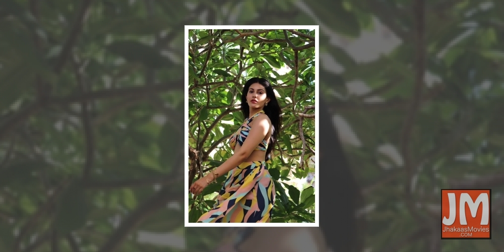 Amyra Dastur strikes a boho pose in the garden.