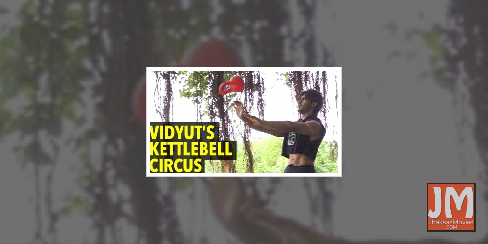 Vidyut Jammwal shows creative ways to train with handbags.