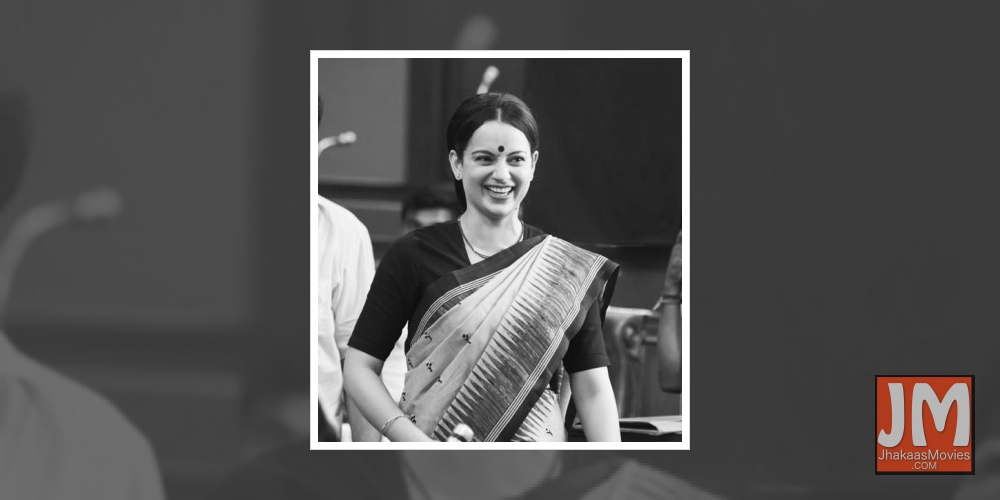 Kangana Ranaut completes latest schedule of 'Thalaivi'.