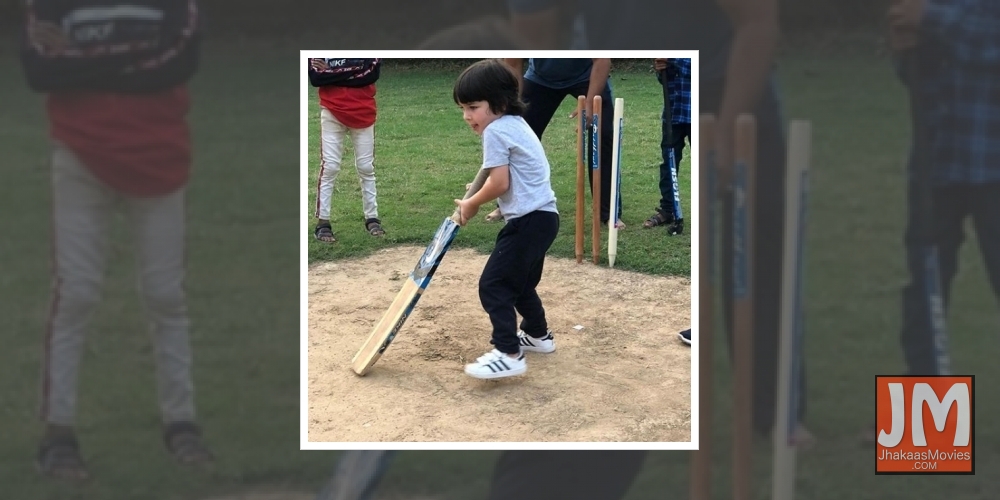 Kareena's pic of son Taimur playing cricket reminds fans of MAK Pataudi.