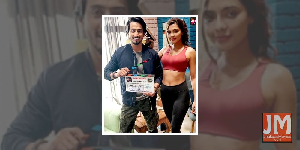 Social media star Mr. Faisu and Ruhi Singh shoot for web series