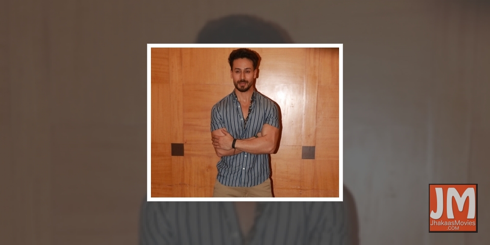 Mumbai: Actor Tiger Shroff during the promotions of his upcoming film 