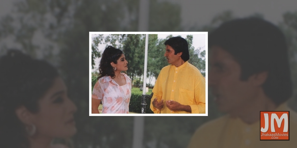 When Raveena shared lunch with Big B, Govinda.