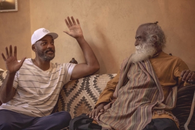 Sadhguru and Will Smith (Photo: Twitter@SadhguruJV)