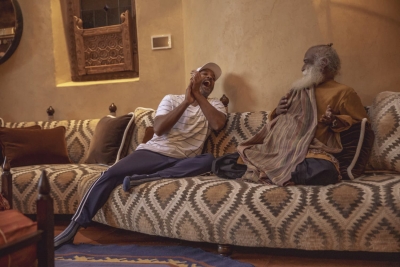 Sadhguru and Will Smith (Photo: Twitter@SadhguruJV)