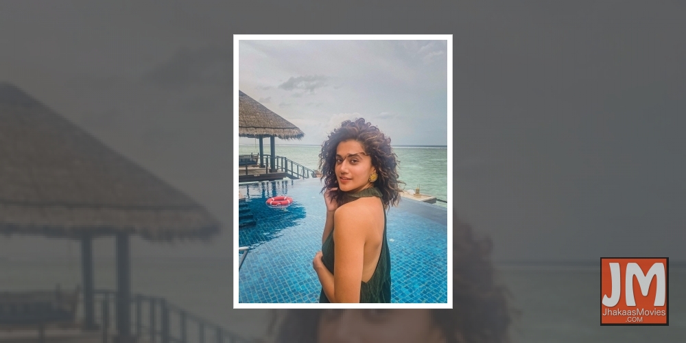 Taapsee back to work mode after Maldives break