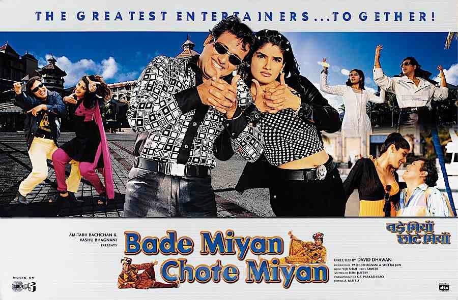 When Raveena shared lunch with Big B, Govinda.