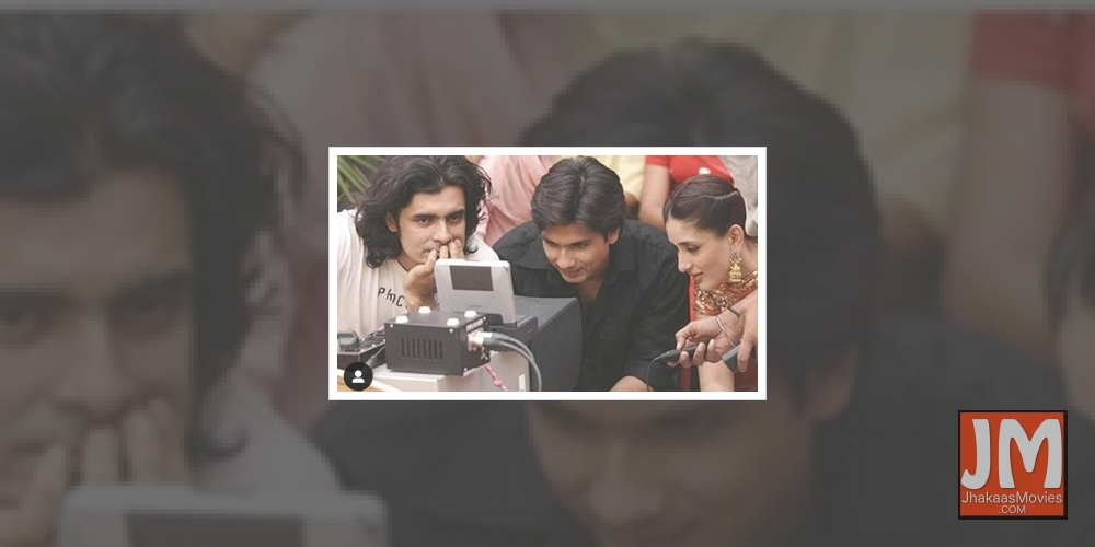 Kareena shares pic with Shahid Kapoor, Imtiaz Ali from 'Jab We Met' set.