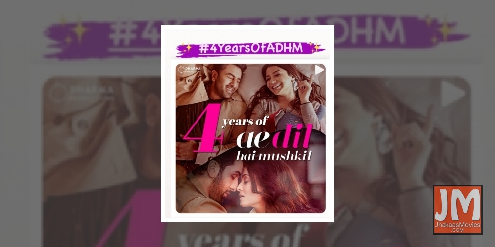 Ae Dil Hai Mushkil turns 4: Anushka Sharma, Karan Johar share nostalgic posts