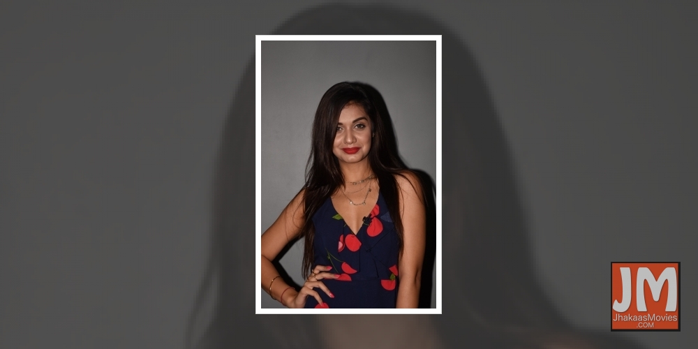 Mumbai: Former Splitsvilla X contestant Divya Agarwal during a programme in Mumbai on July 18, 2018.