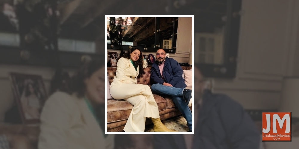 Kangana Ranaut hosts dinner for 'Tejas' director.