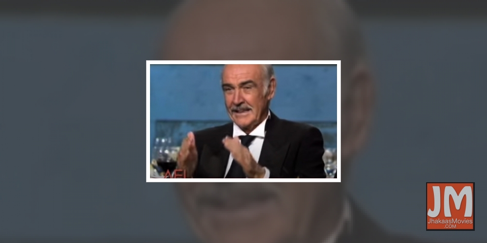 Rare video shows Brosnan paying tribute to Connery.