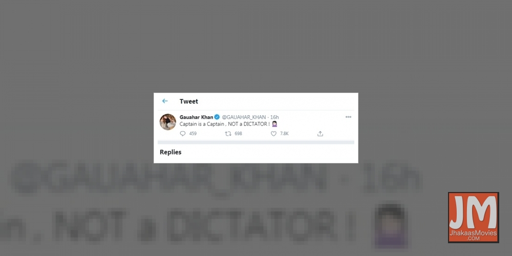 Bigg Boss 14: Gauahar Khan calls Eijaz Khan a dictator.