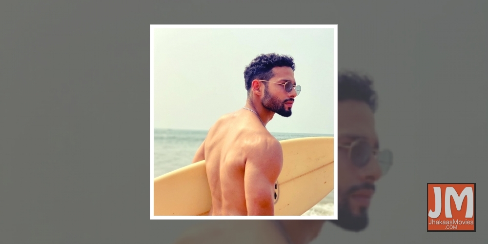 Siddhant Chaturvedi goes surfing.