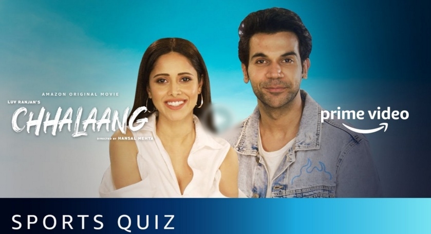 Nussrat and Rajkumar, actors of the film 'Chalang', took the sports quiz.