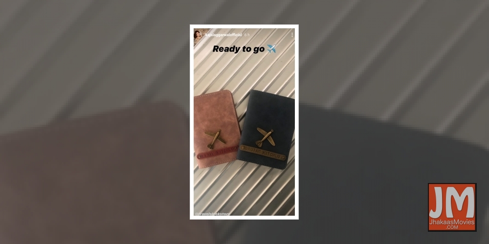 Kajal Aggarwal, husband fly out for honeymoon .