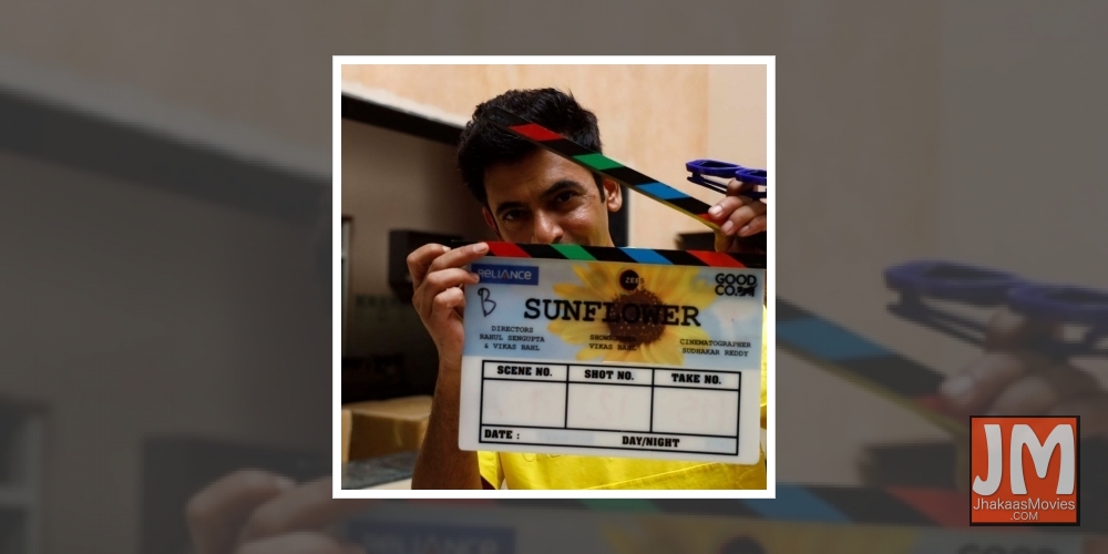 Sunil Grover begins shoot for web series by Vikas Bahl.