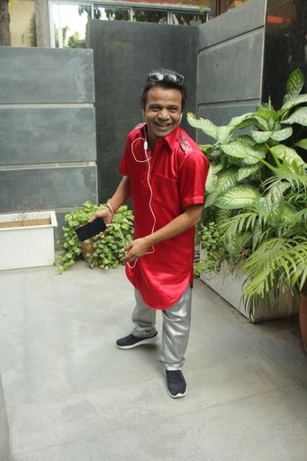 Mumbai: Comedian Rajpal Yadav during the promotions of his upcoming film 'Coolie No. 1', in Mumbai on Nov 6, 2020. (Photo: IANS)